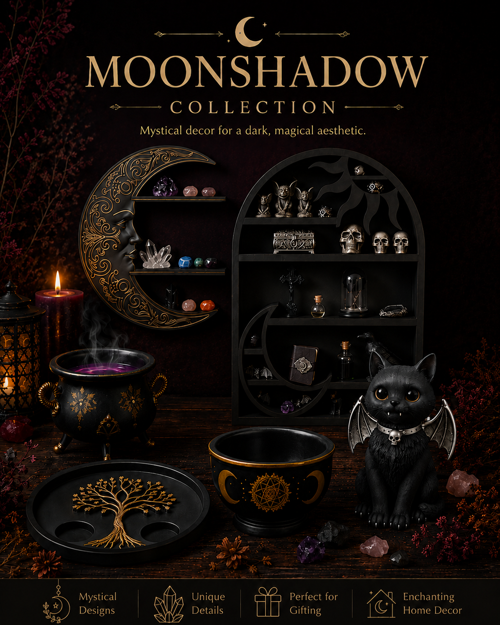 3D Printed Moonshadow Collection
